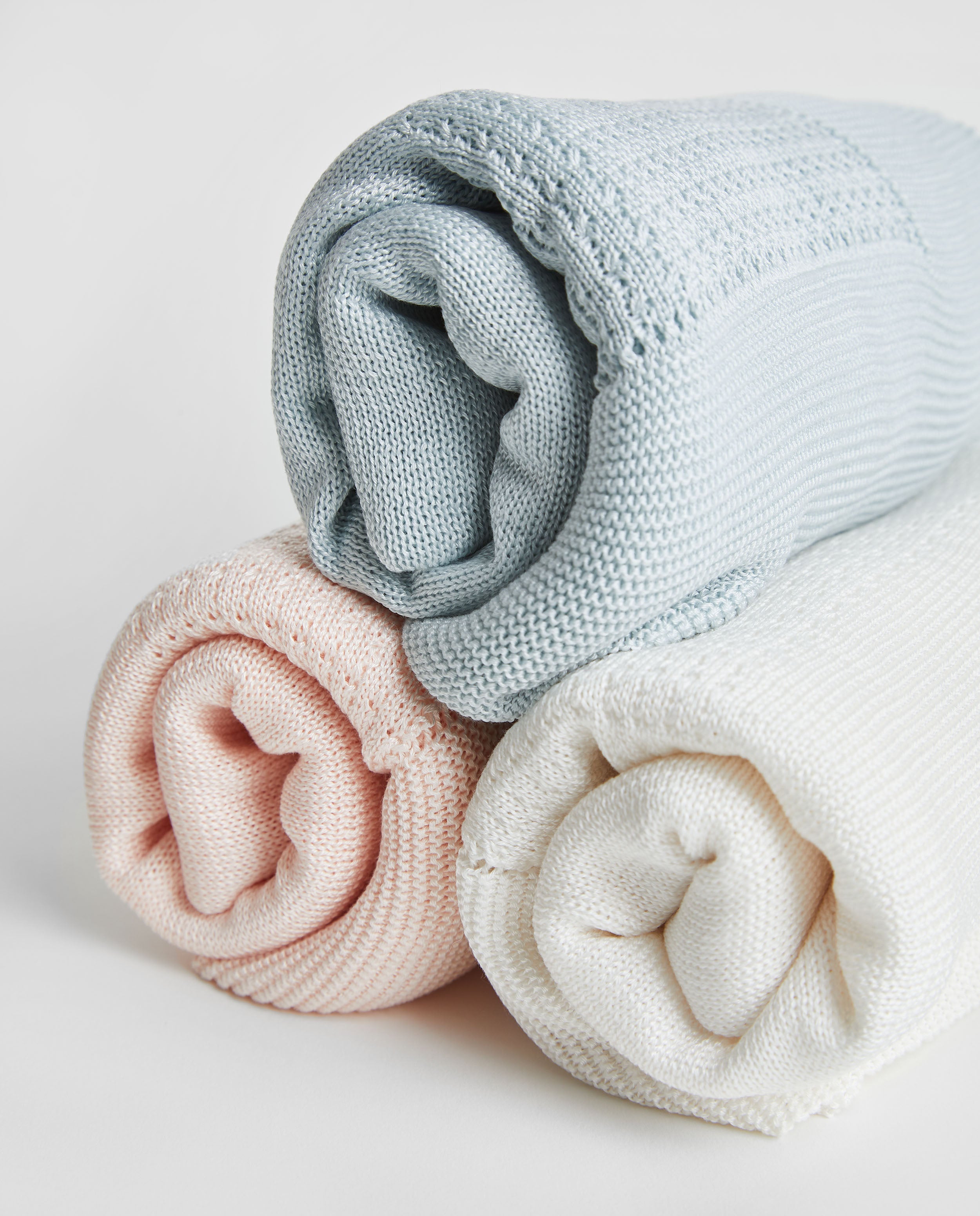 Toquilla Perlé Algodón Azul