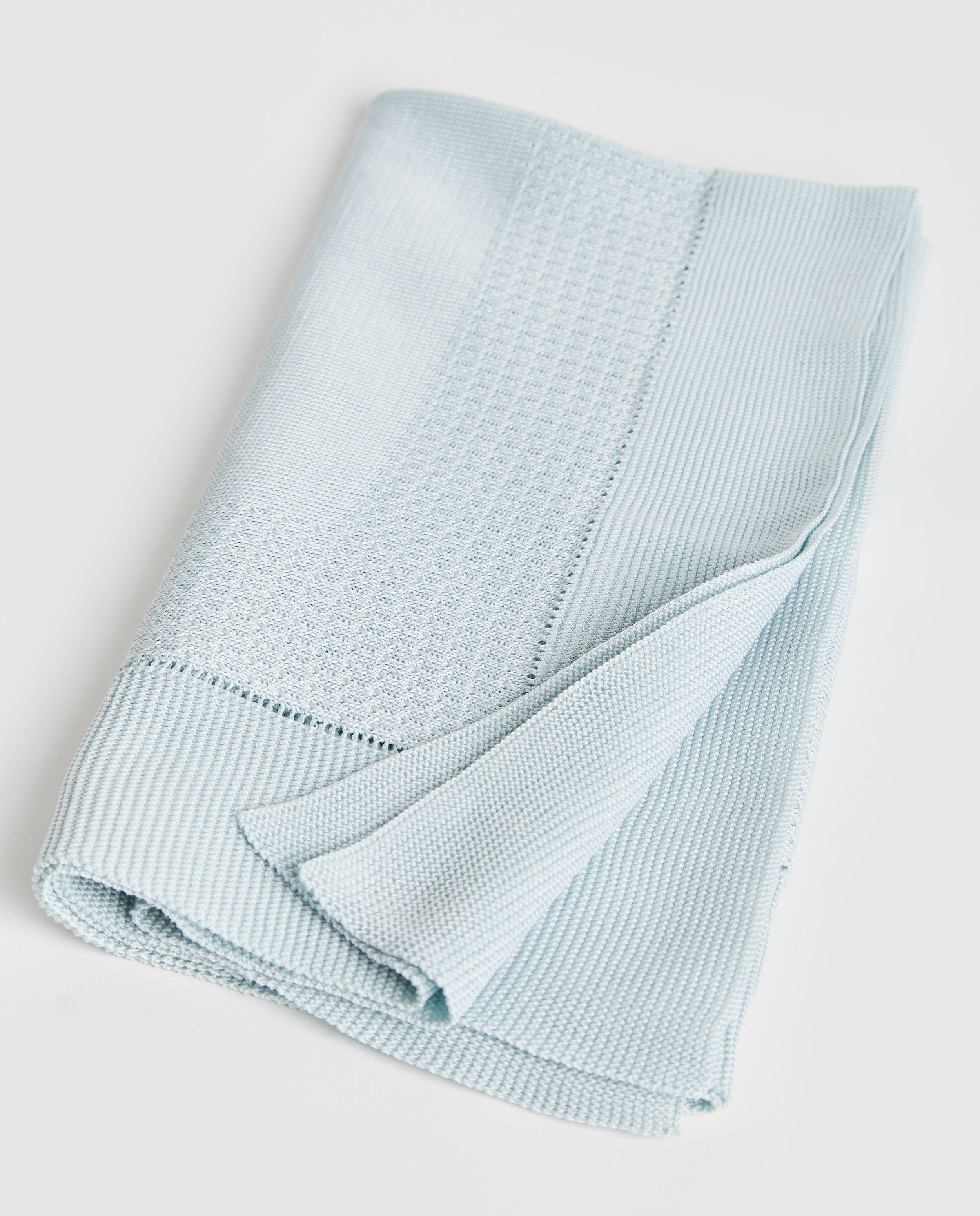 Toquilla Perlé Algodón Azul