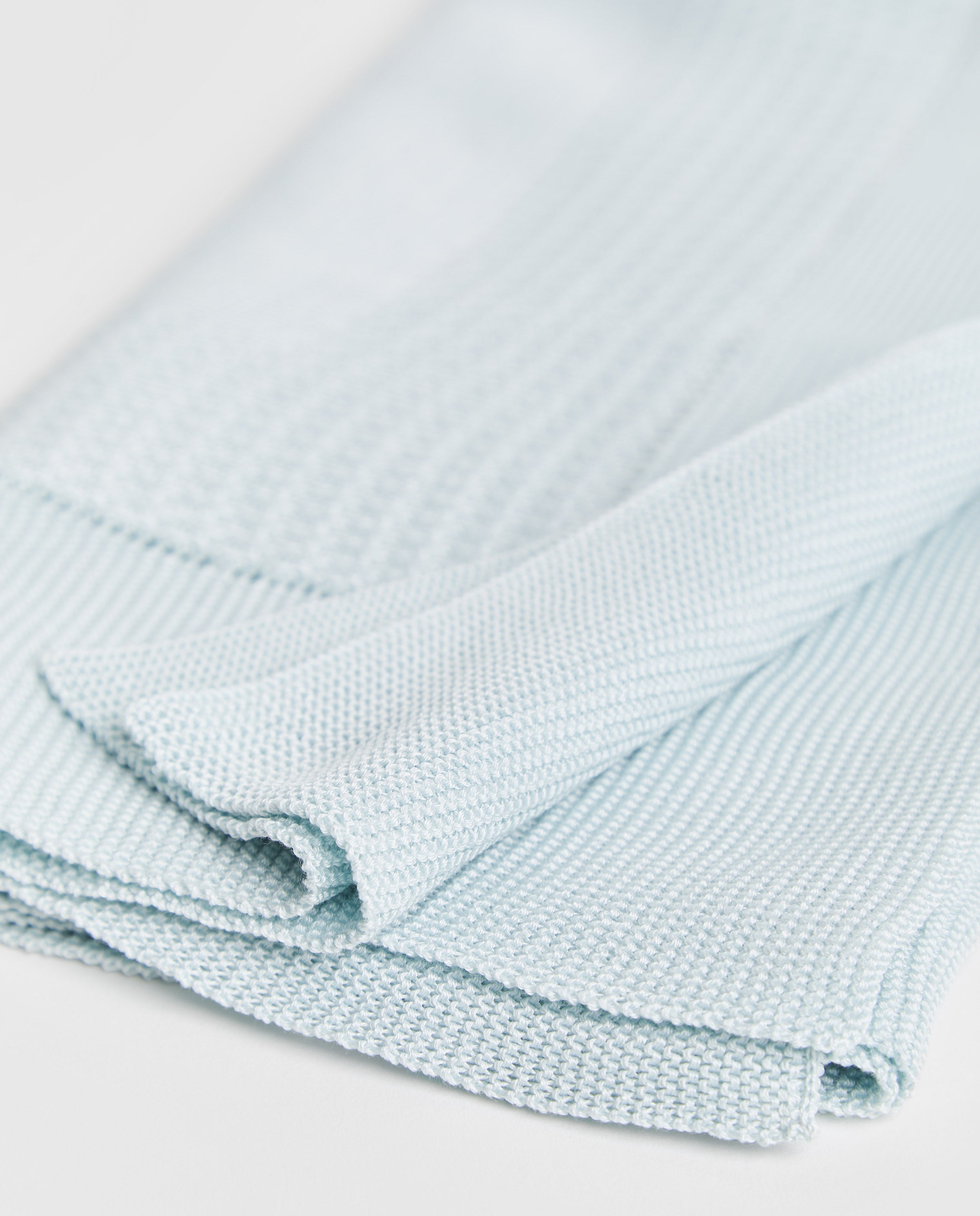 Toquilla Perlé Algodón Azul