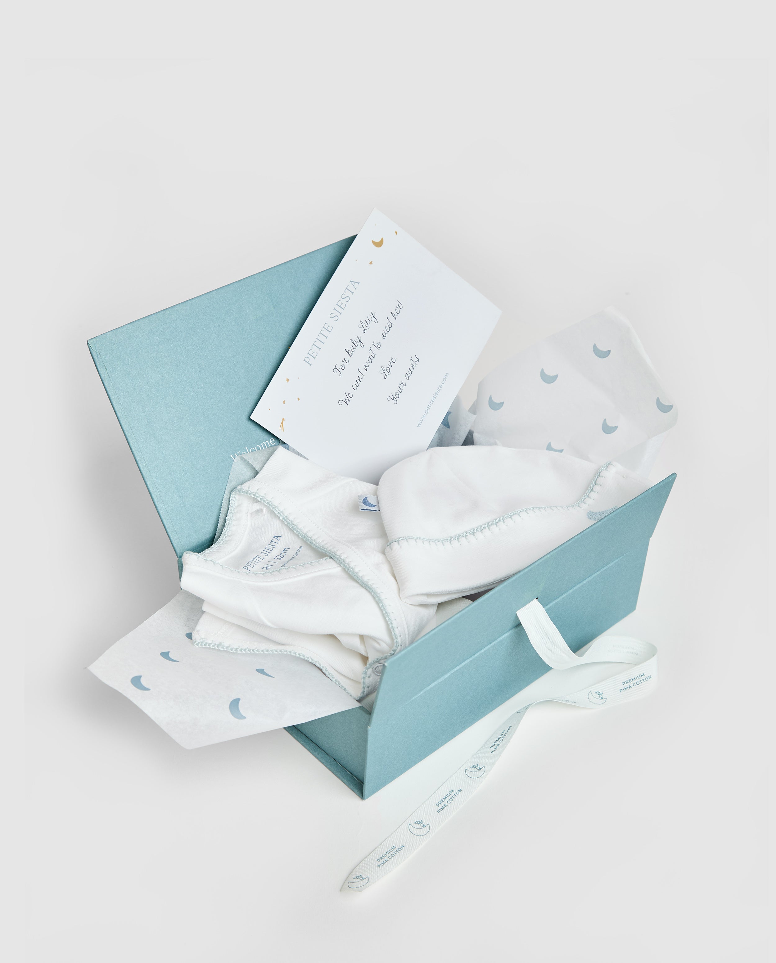 Pack Primera Puesta Crochet Azul Básico