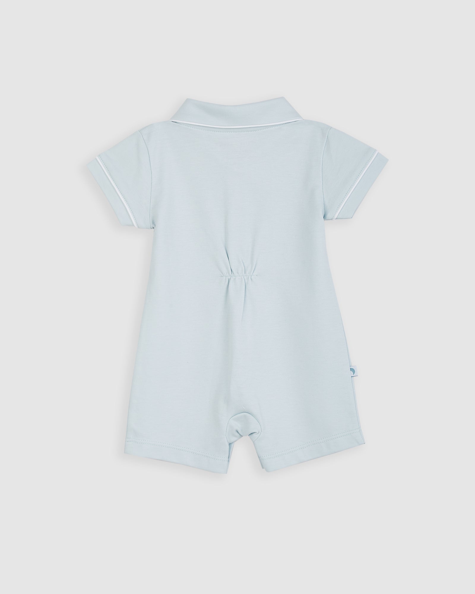 Pijama Bebé Camisero Azul Corto