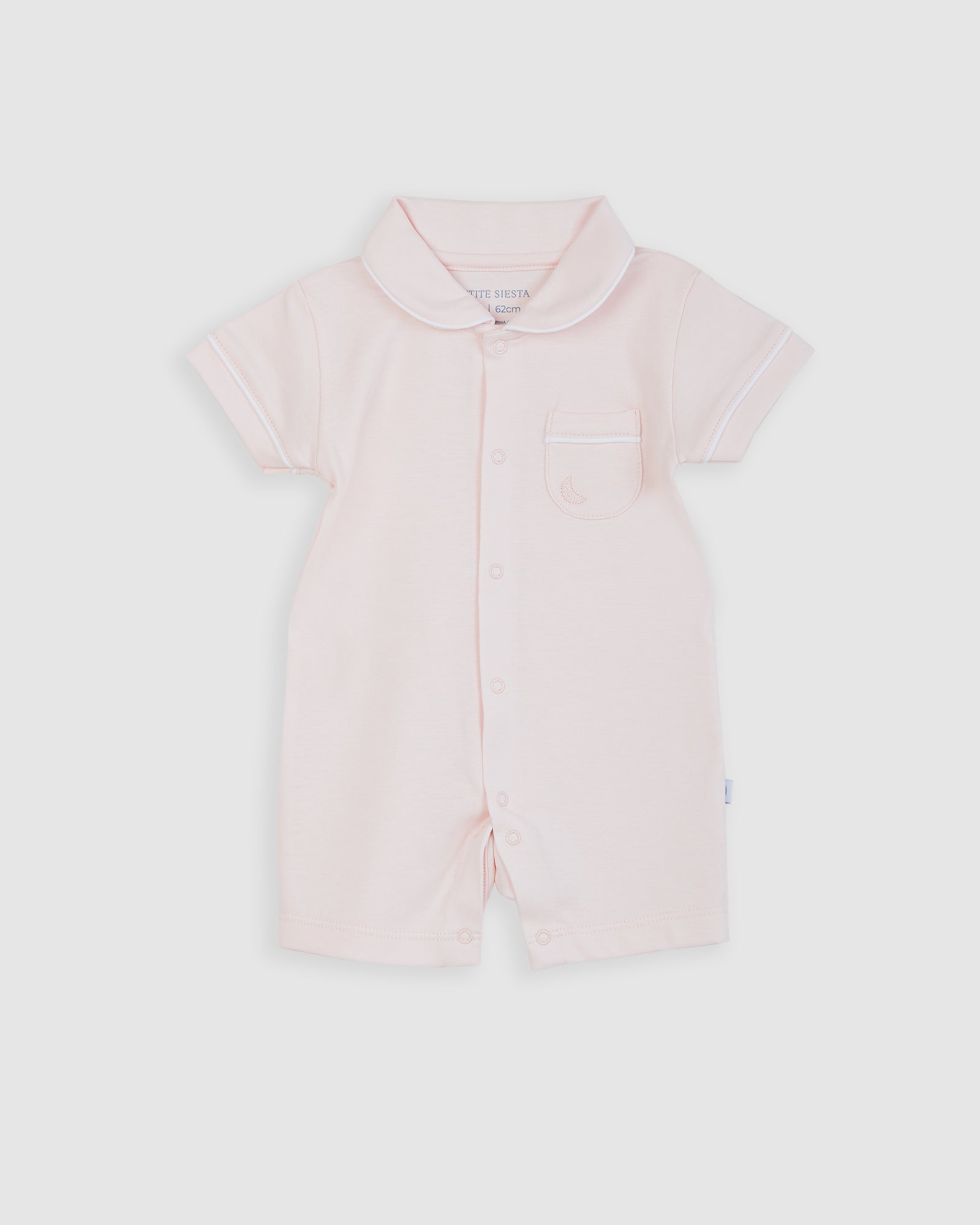 Short Pink Baby Shirt Pajamas