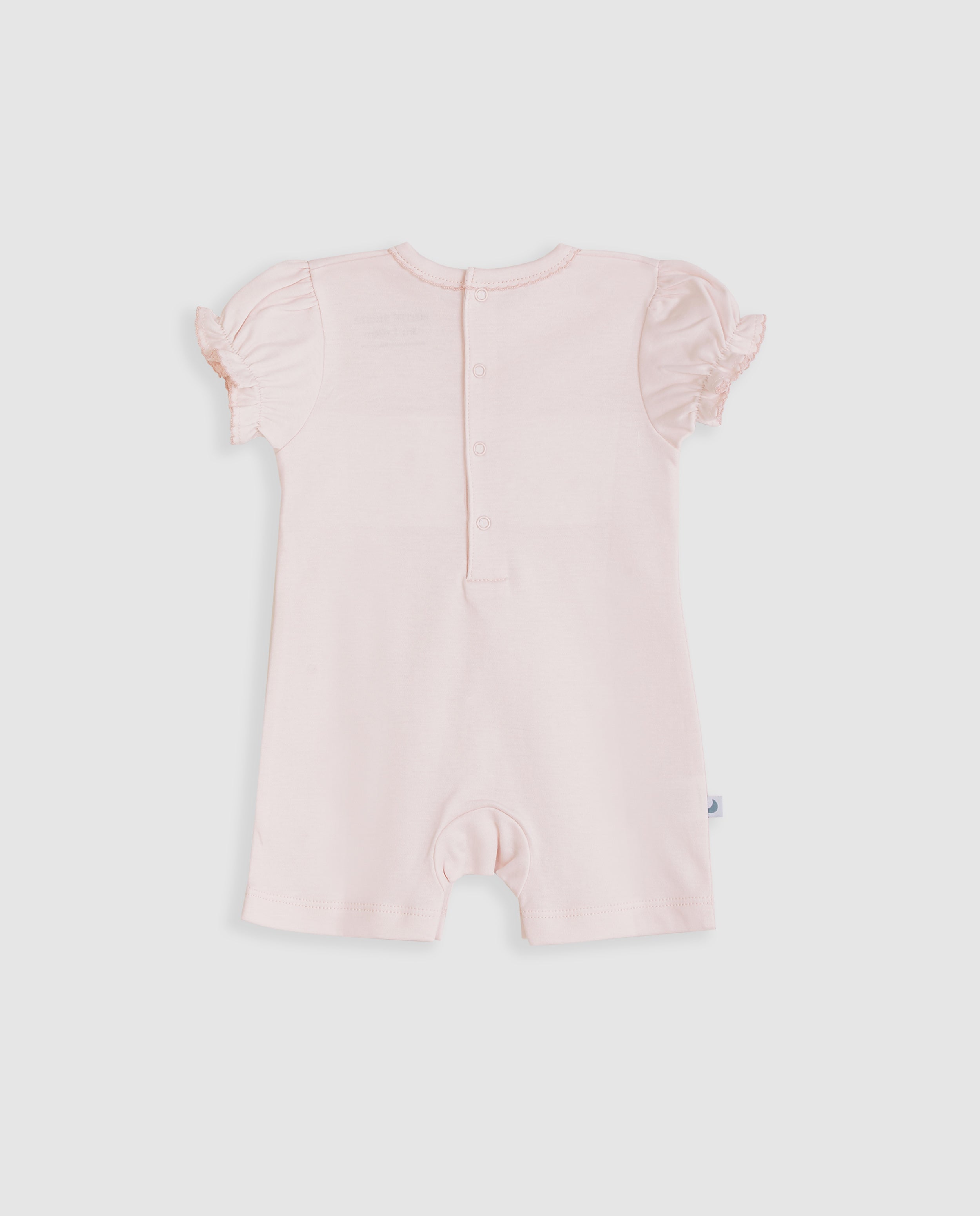 Pijama Bebé Smock Rosa Corto