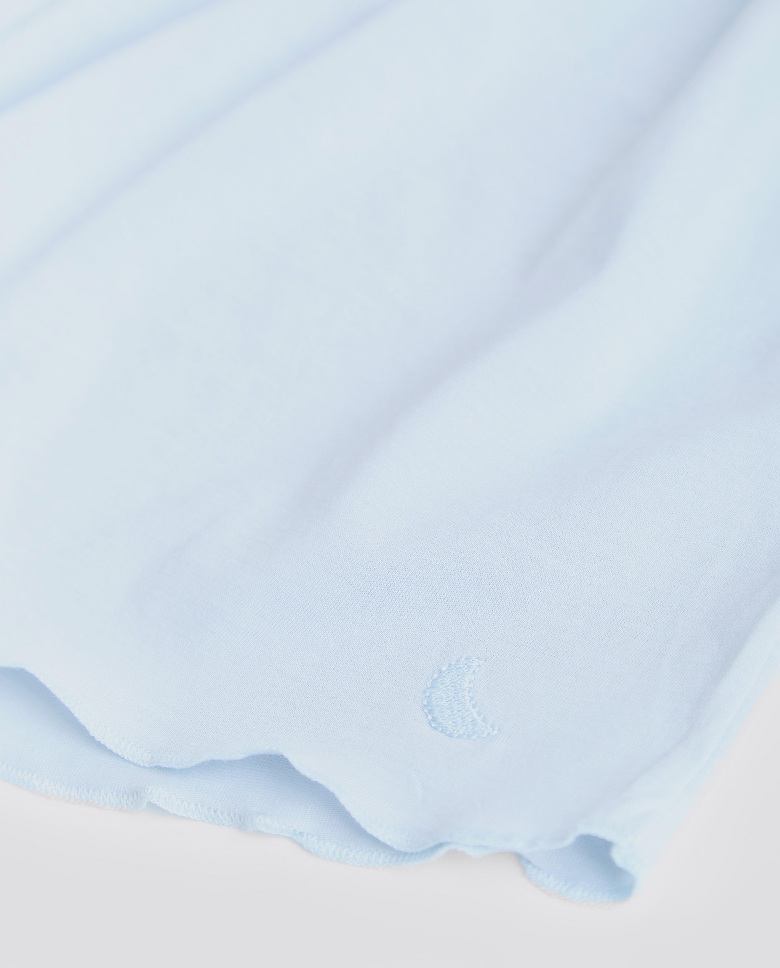 Pyjama bleu à bretelles courtes pour femme