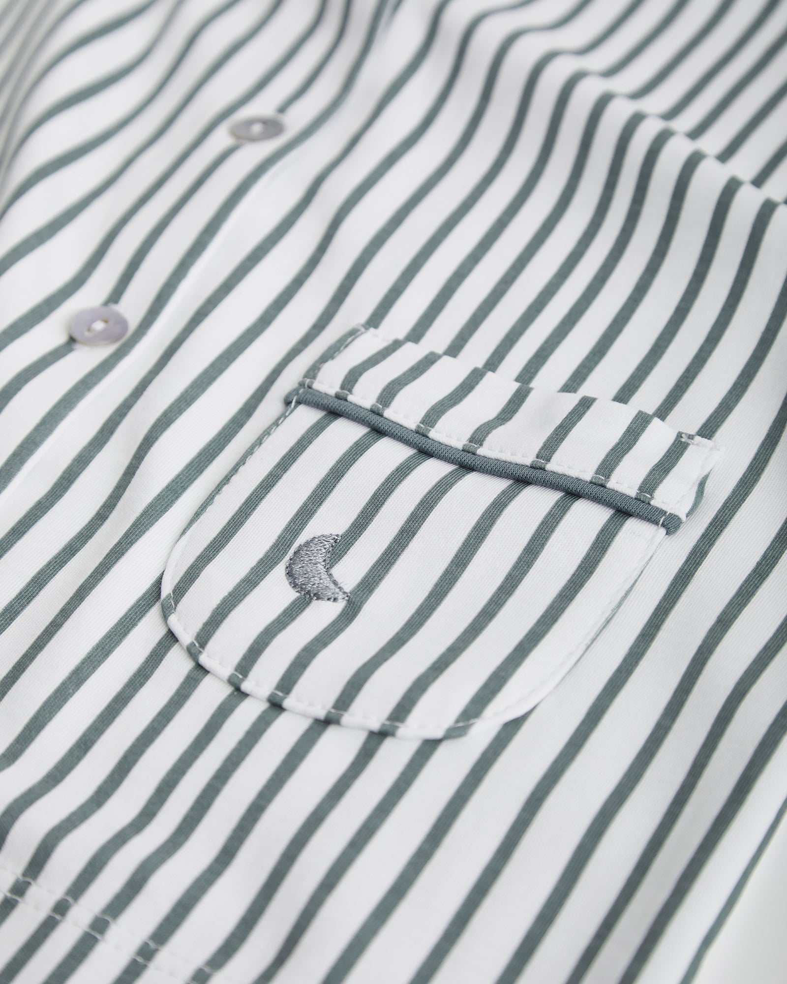 Pyjama court à rayures bleu foncé pour enfant