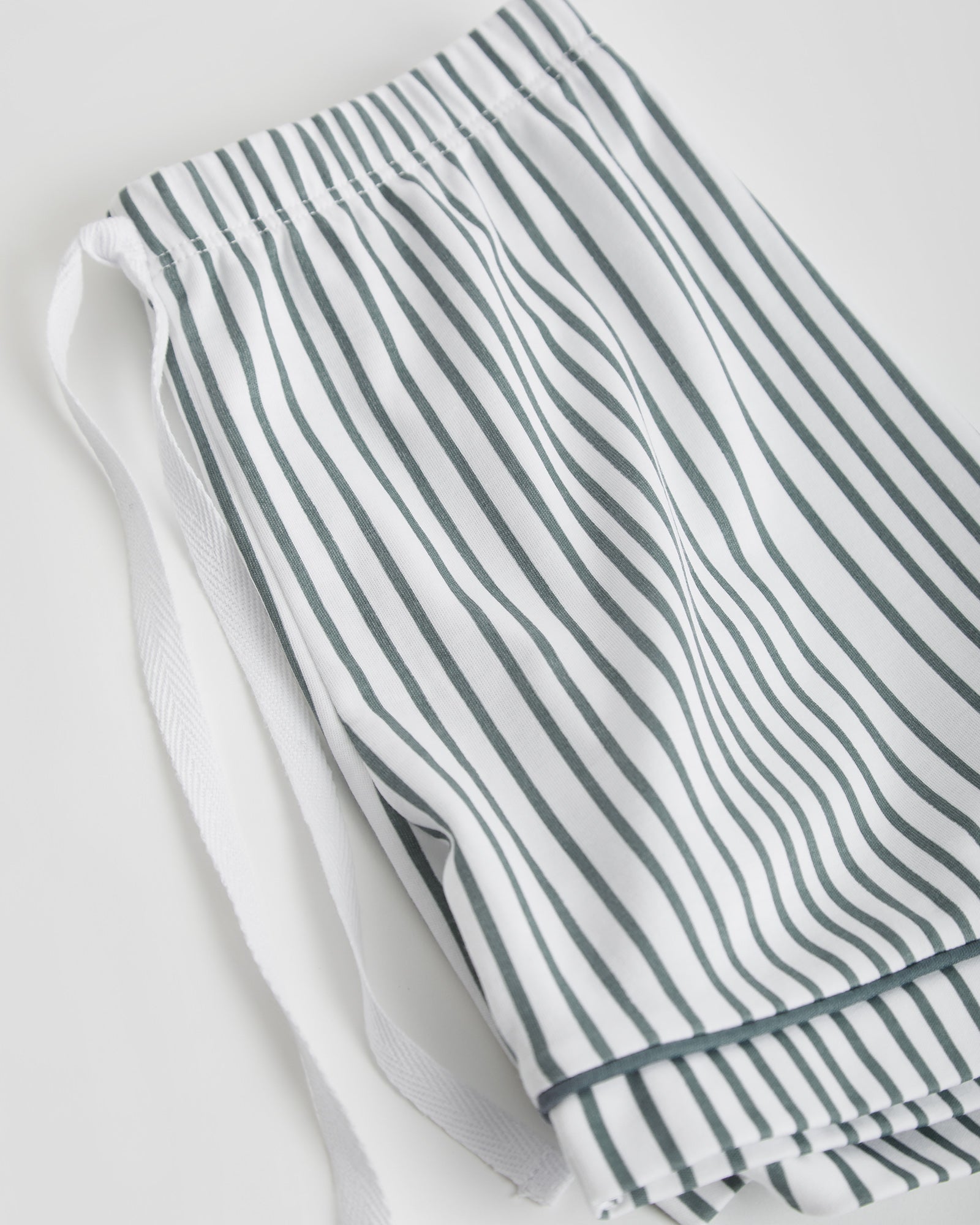 Pyjama court à rayures bleu foncé pour enfant