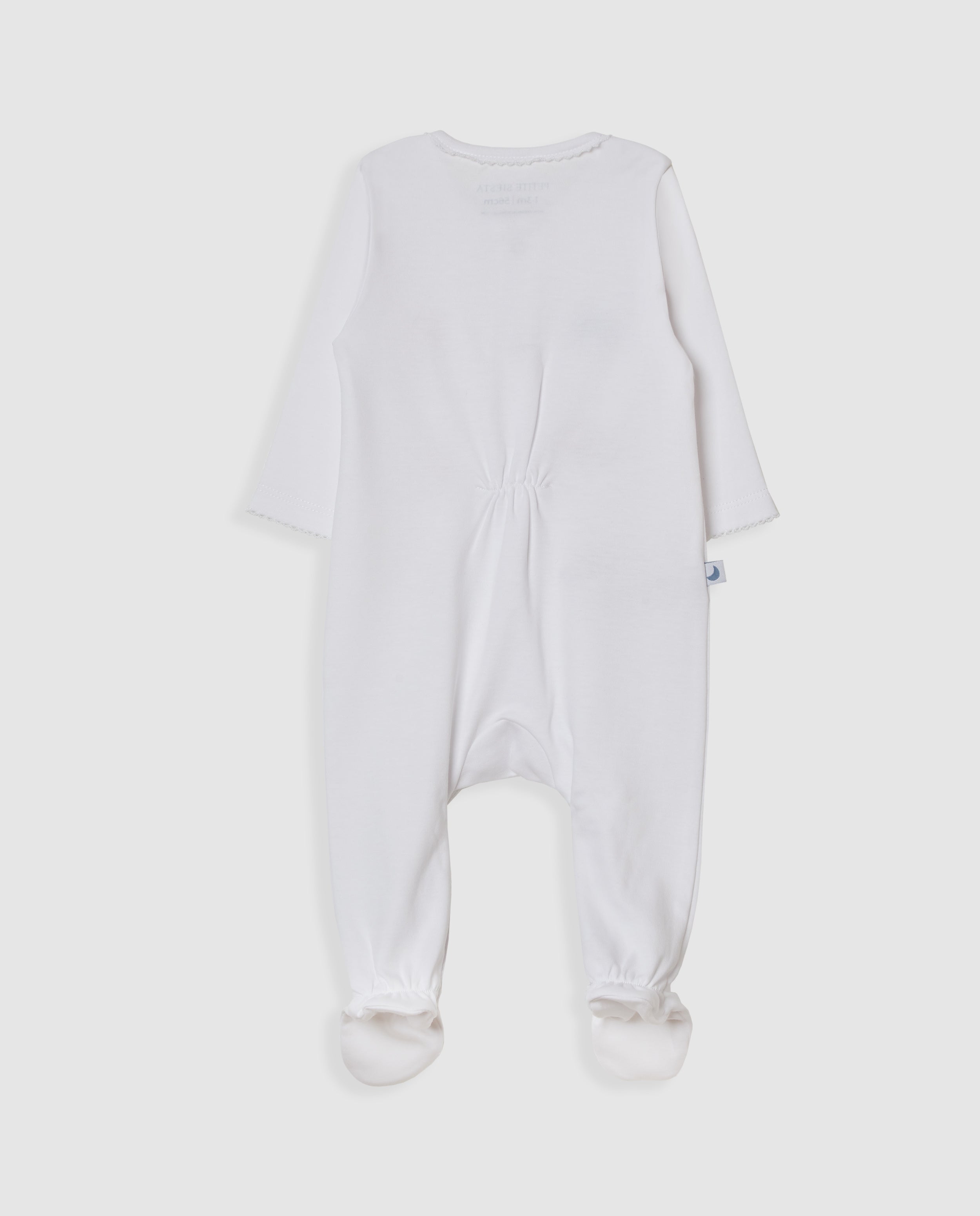 Panneaux de pyjamas blancs pour bébé
