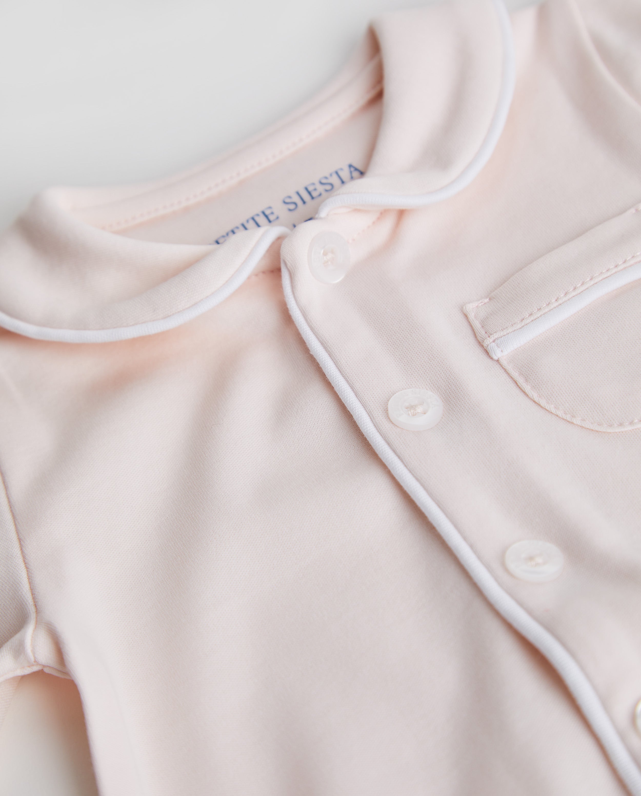 Pijama Bebé Camisero Rosa