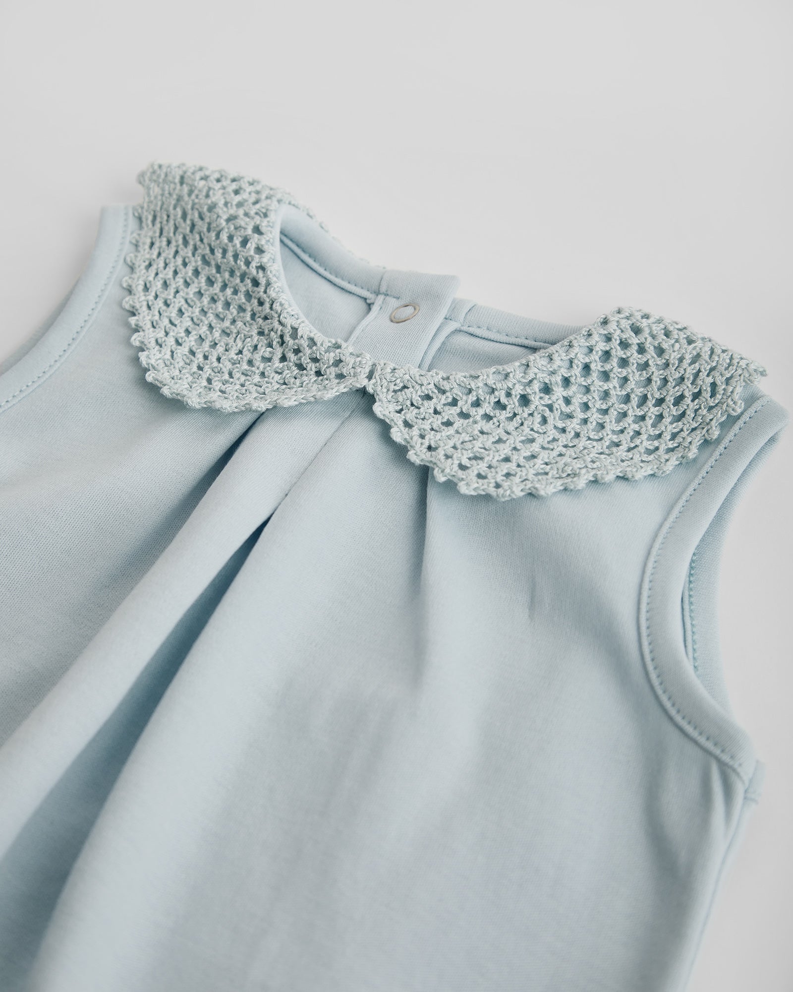 Ranita Bebé Crochet Azul