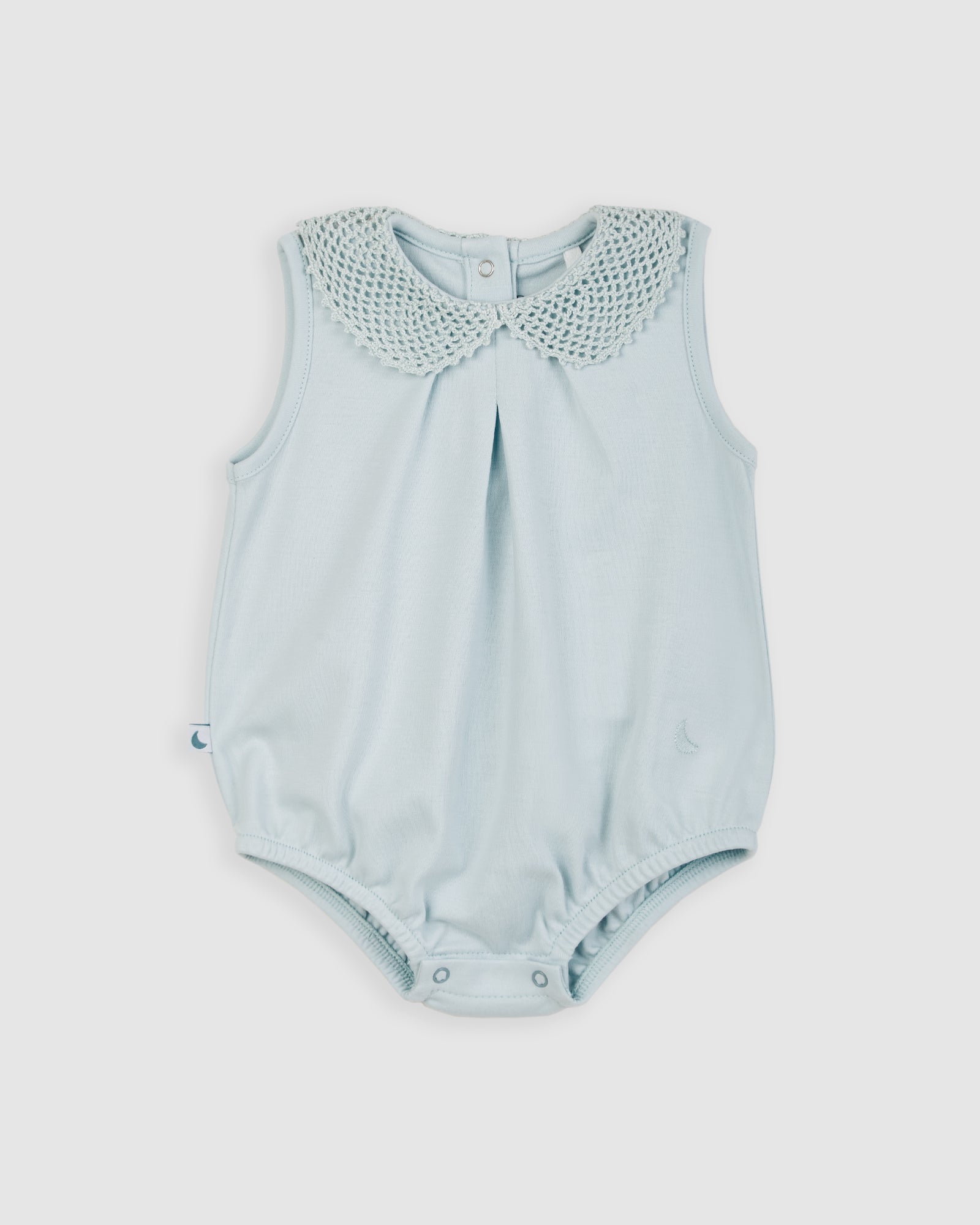 Ranita Bebé Crochet Azul