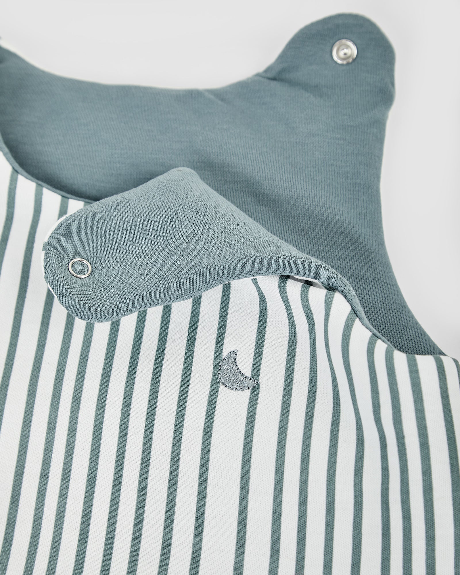 Gigoteuse bébé à rayures bleu foncé