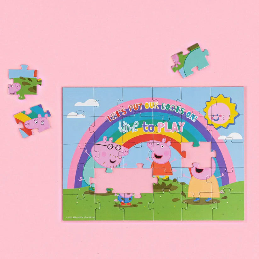 Puzzle arc-en-ciel Peppa Pig (30 pièces)