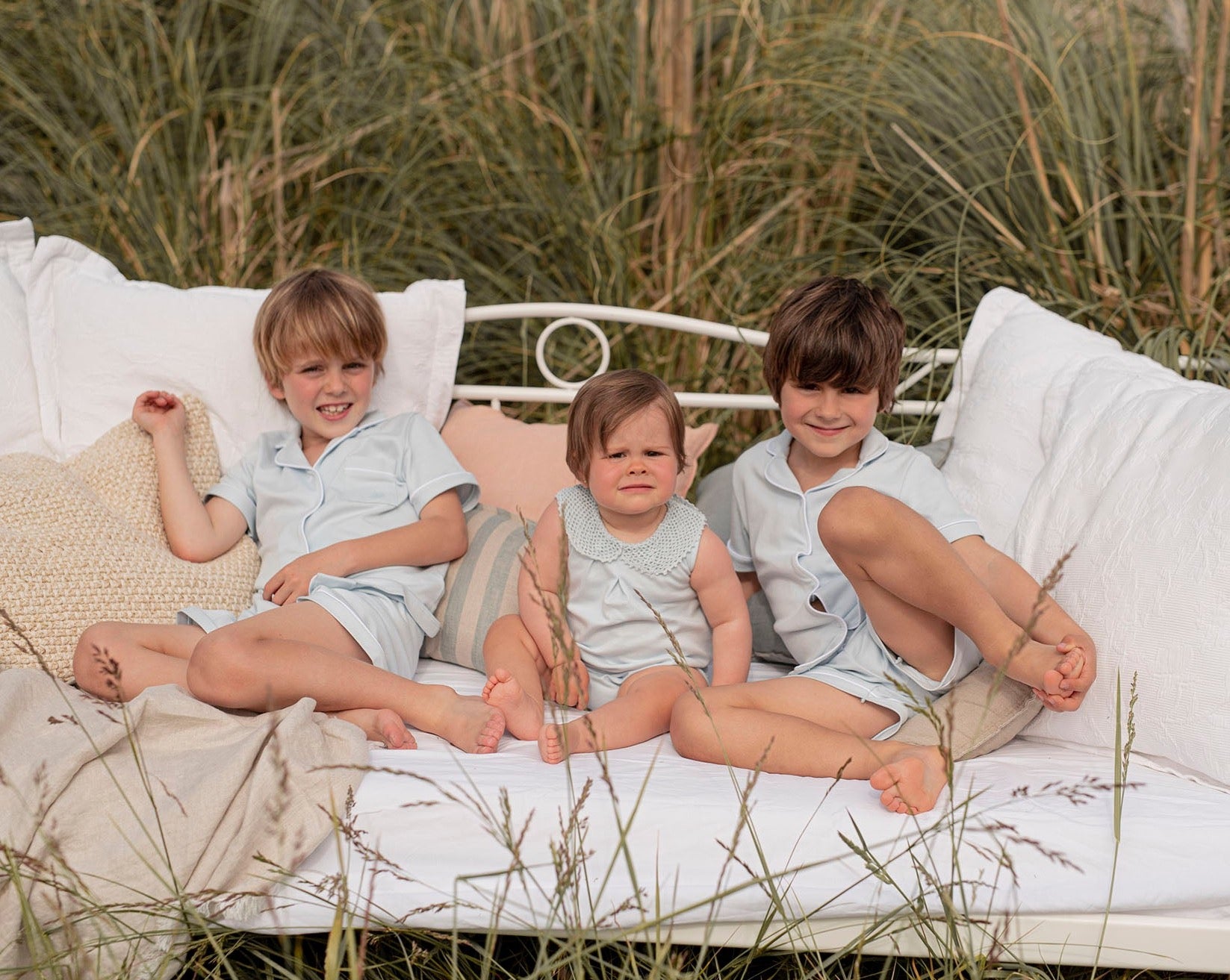 Ranita Bebé Crochet Azul