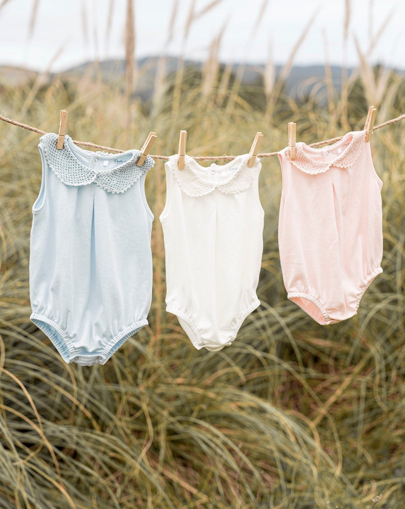 Ranita Bebé Crochet Azul