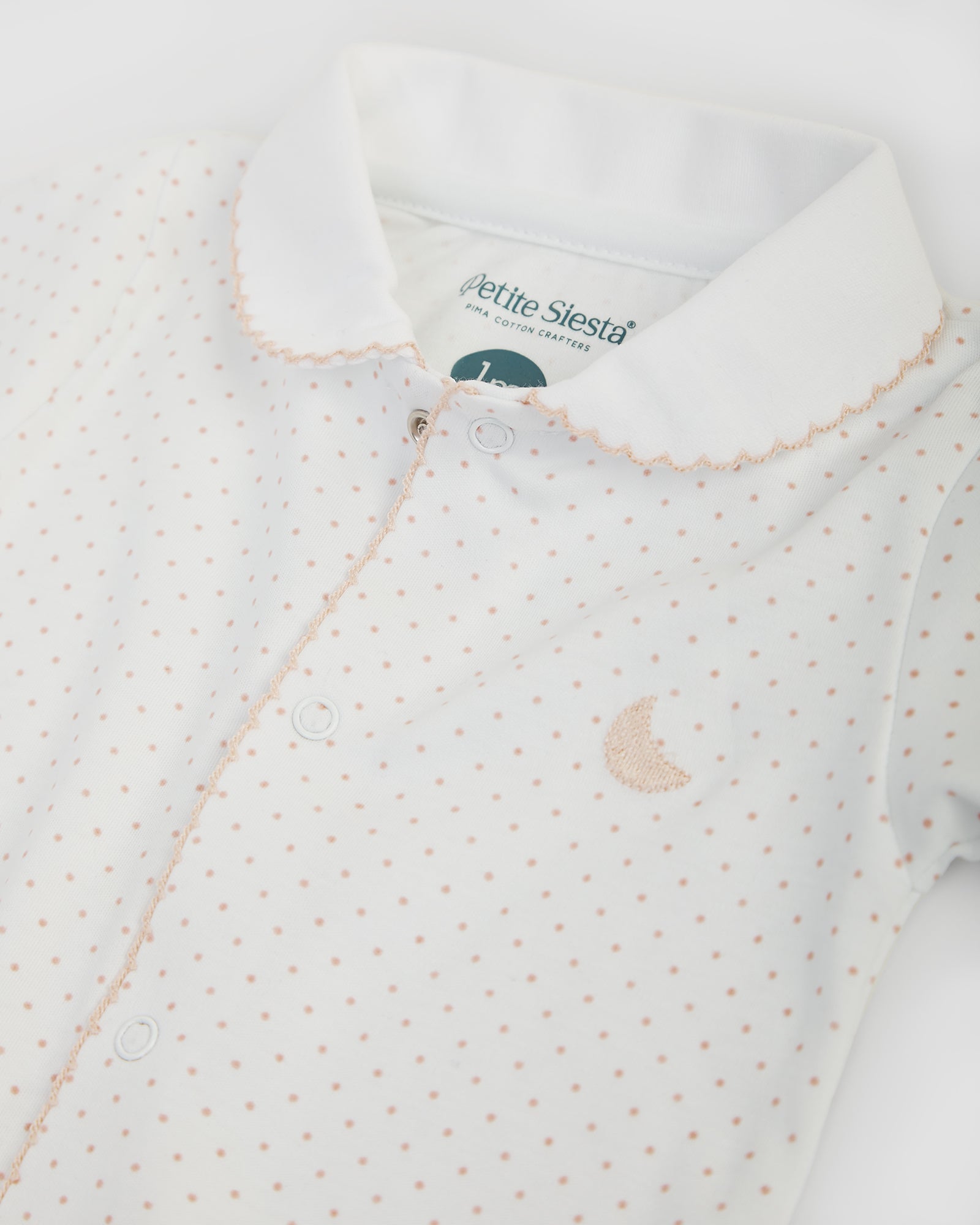 Pijama Bebé Puntos Rosas