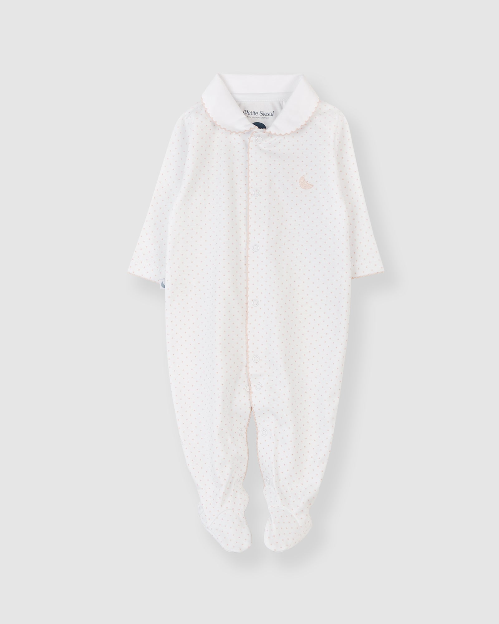 Pijama Bebé Puntos Rosas