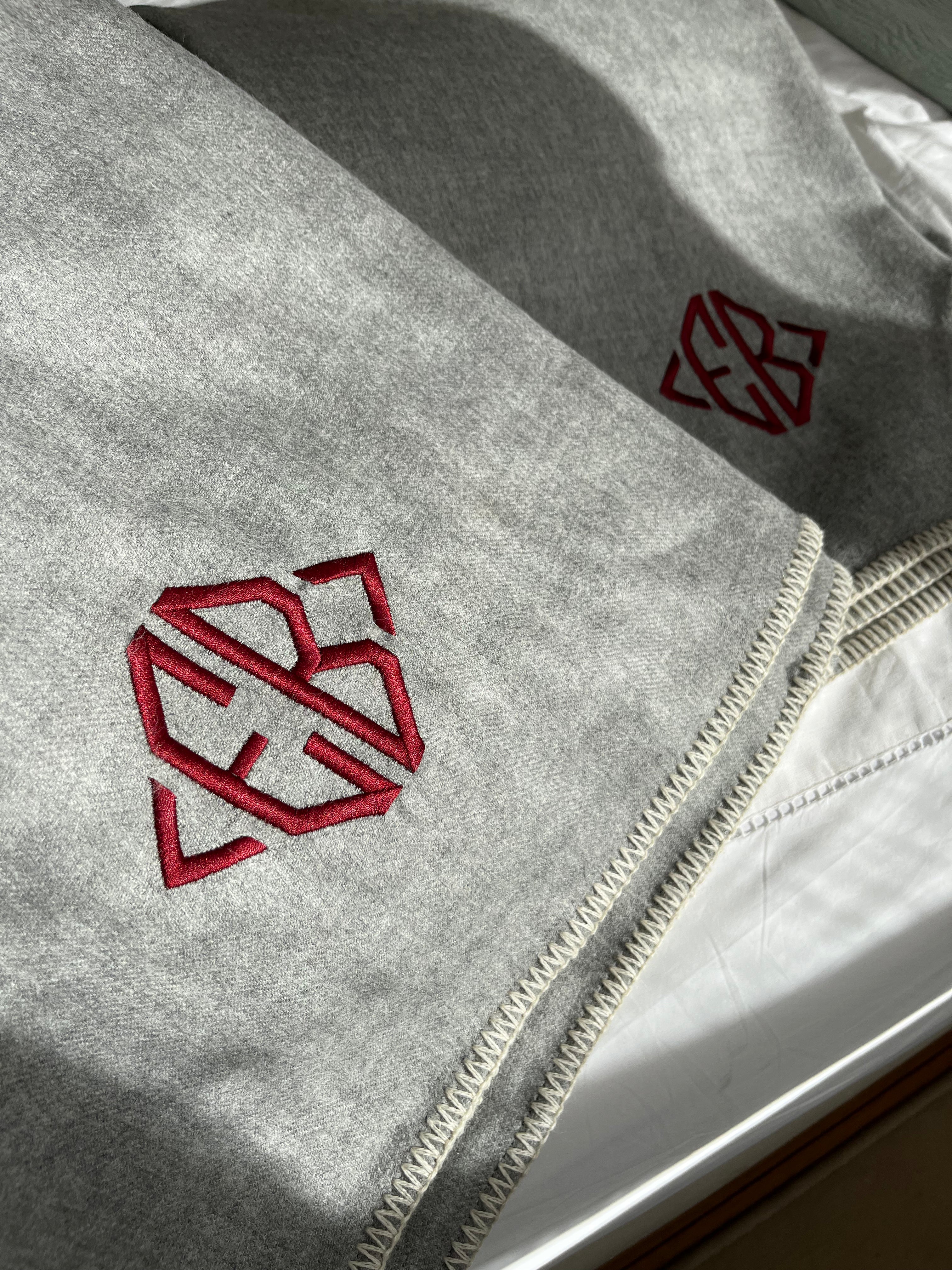 Manta Baby Alpaca Gris Melange