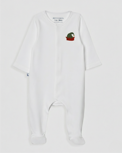 Short White Baby Pajamas