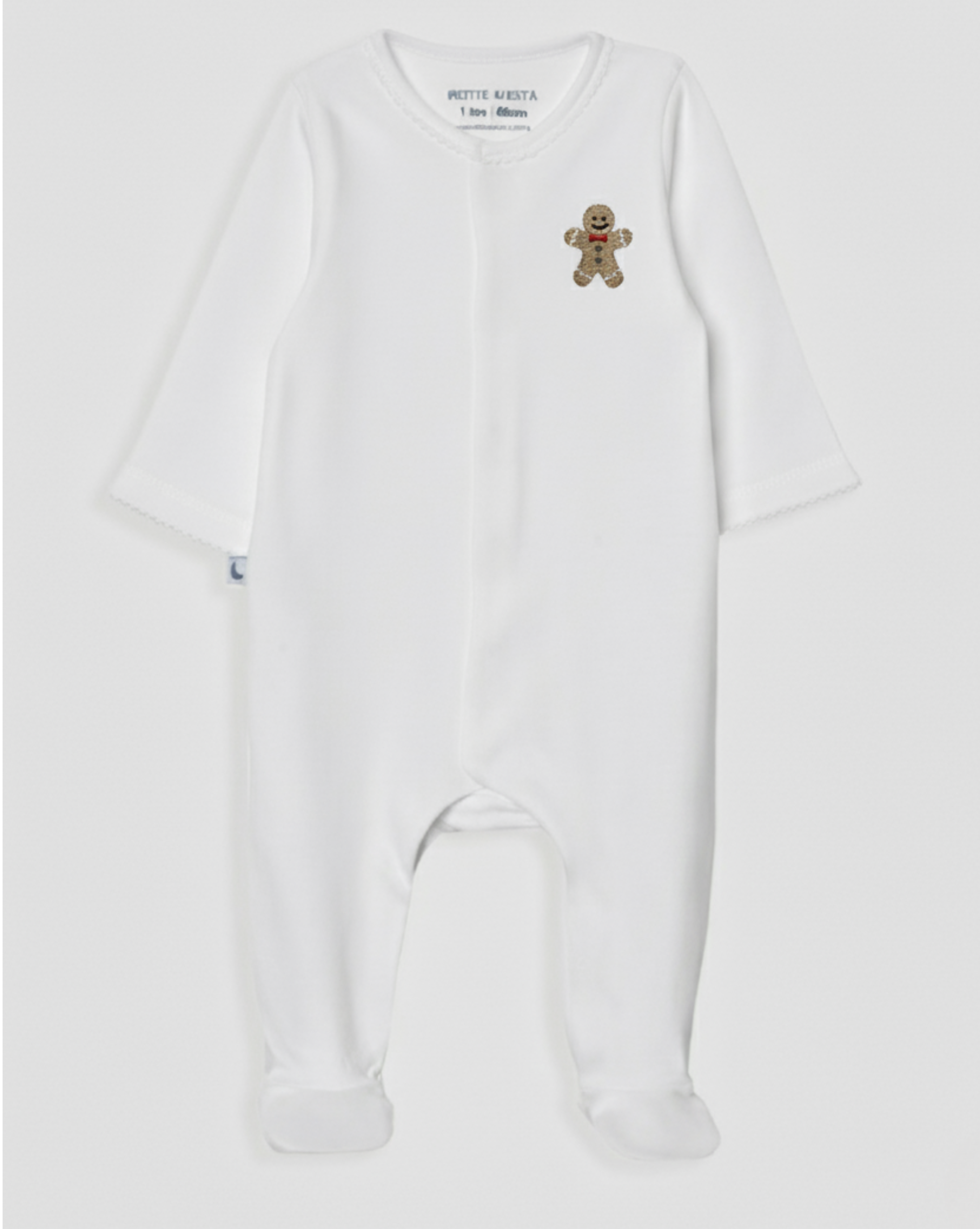 Short White Baby Pajamas