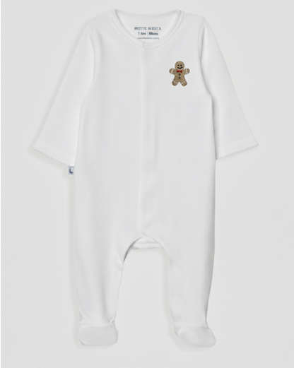 Short White Baby Pajamas
