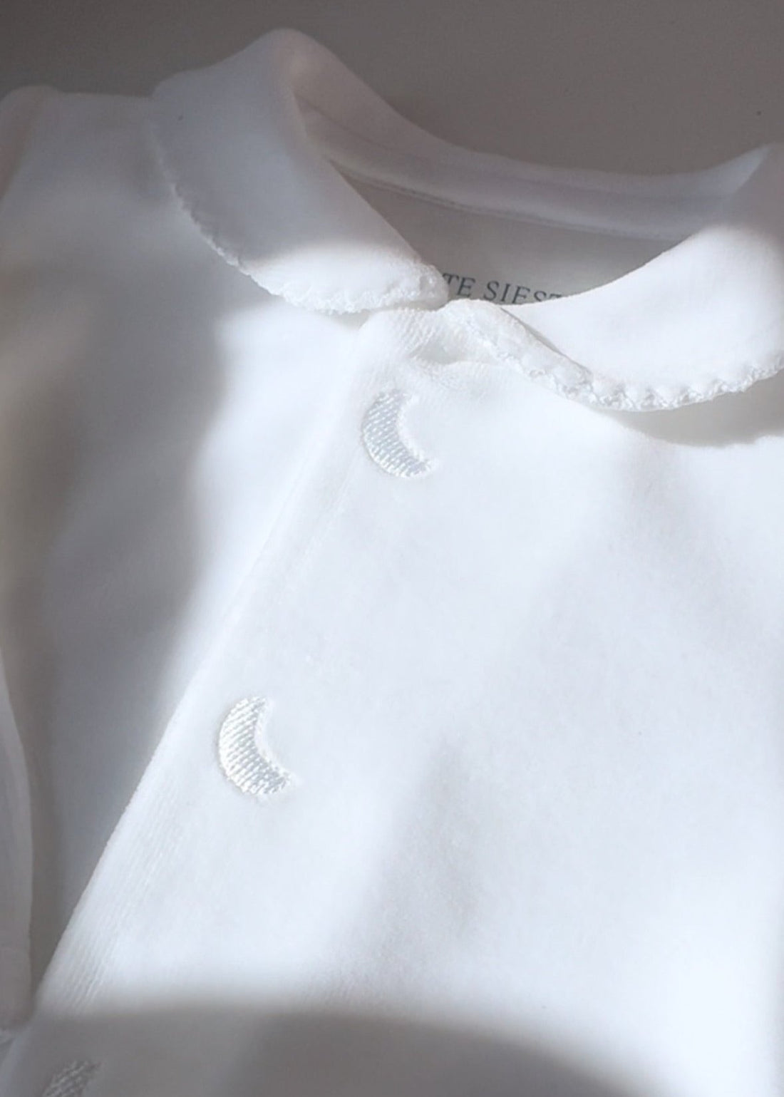Pijama Bebé Velour Blanco