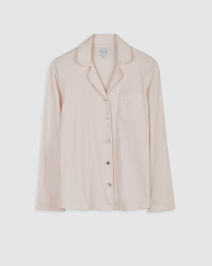 Pyjama chemise rose pour femme