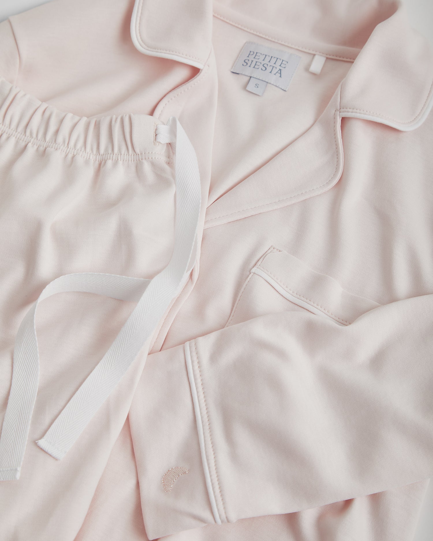 Pyjama chemise rose pour femme