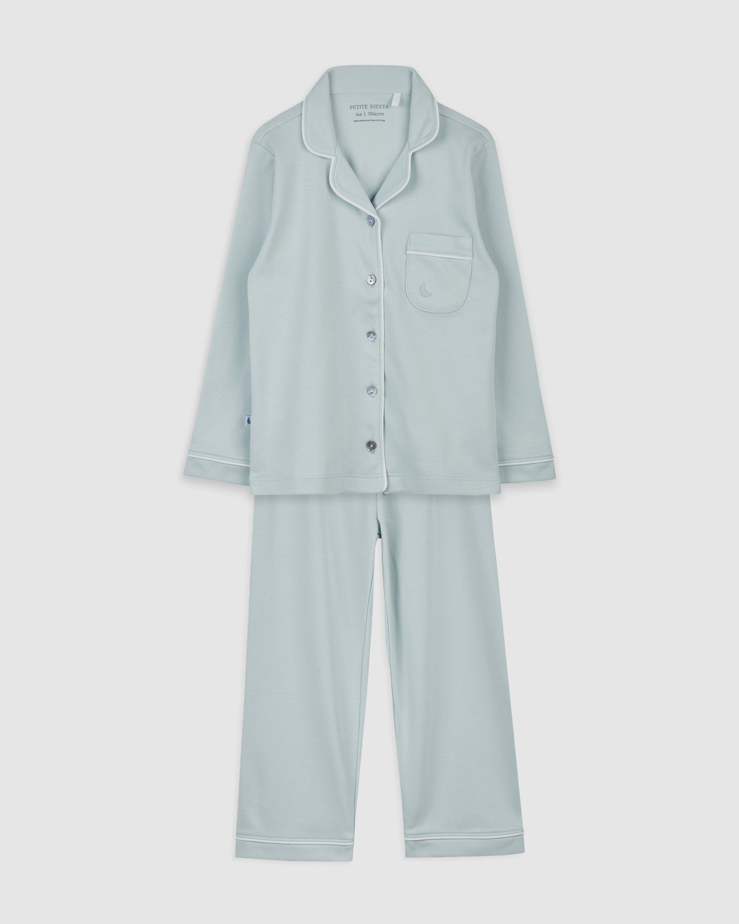 Pijama Kids Camisero Azul
