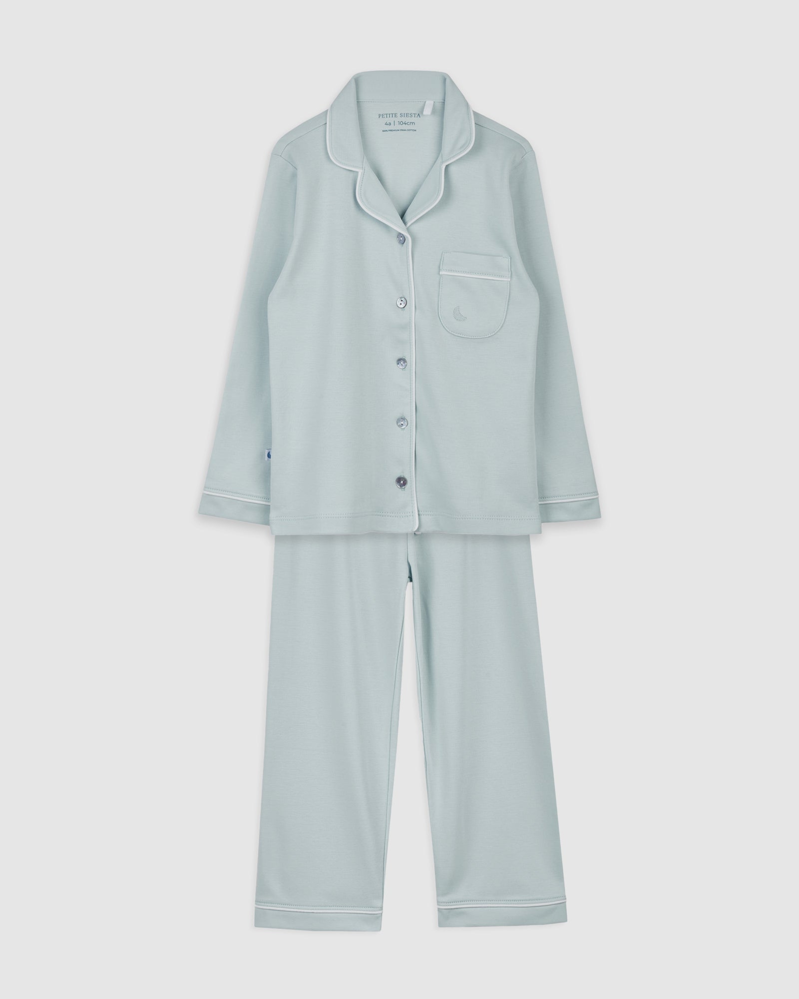 Pijama Kids Camisero Azul