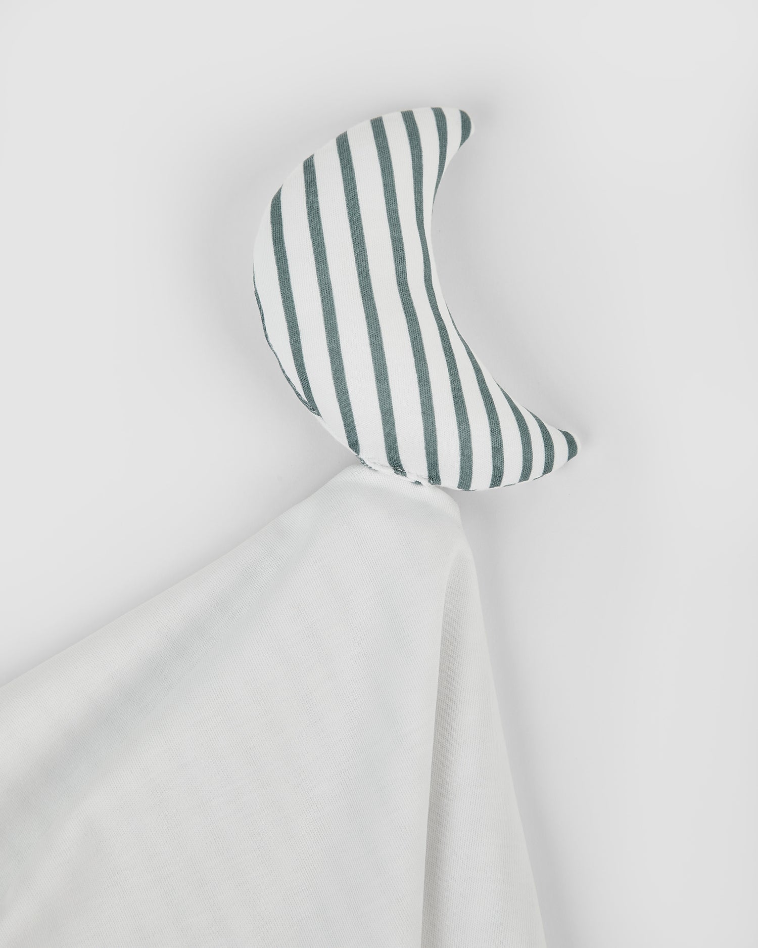 Doudou rayé bleu foncé