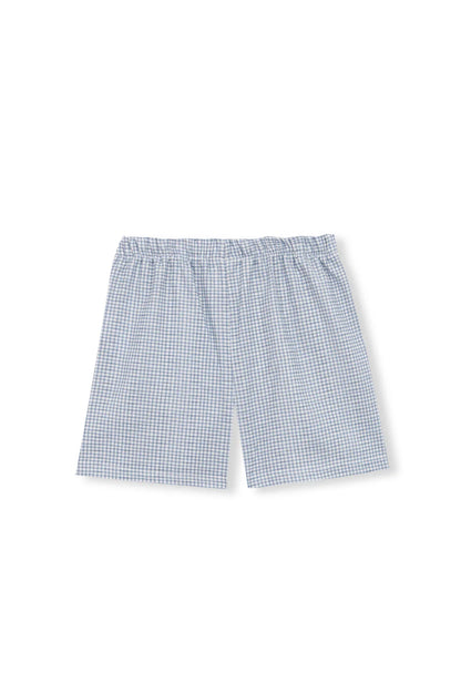 Short bleu vichy
