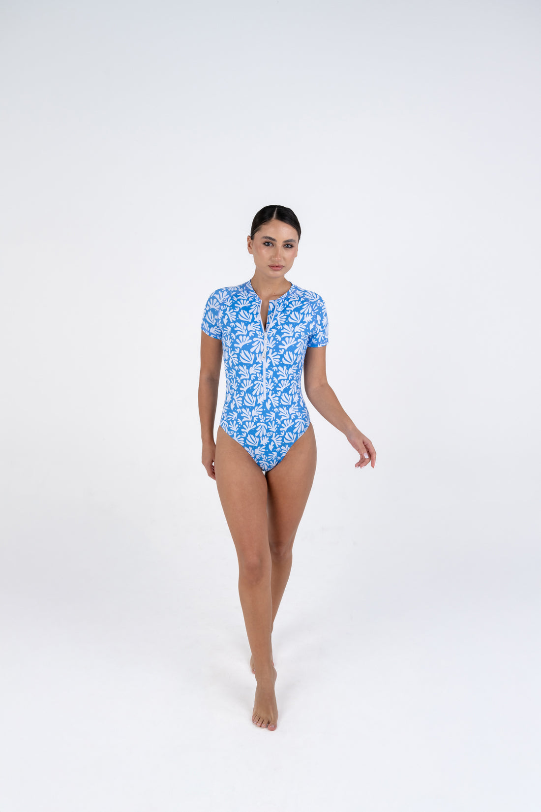 Maillot de bain à manches courtes pour femme