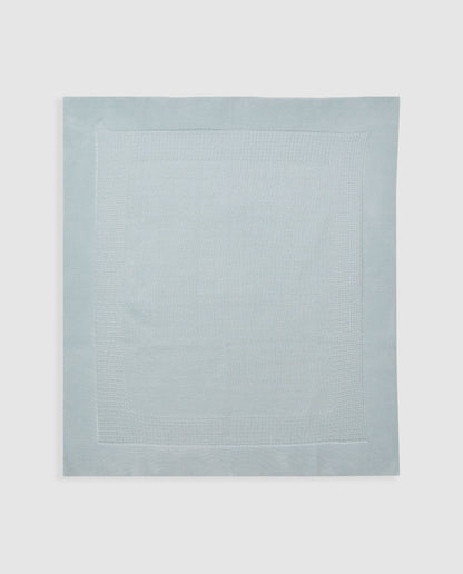Blue Cotton Pearl Shawl