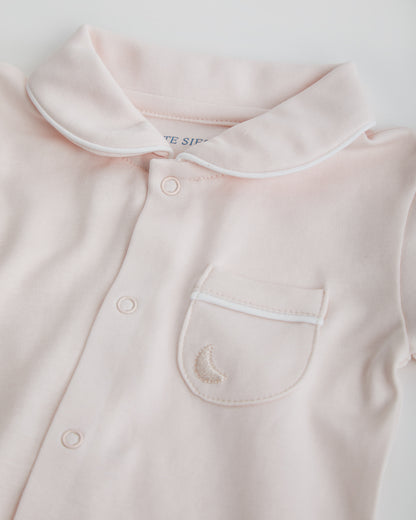 Pyjama court rose pour bébé 
