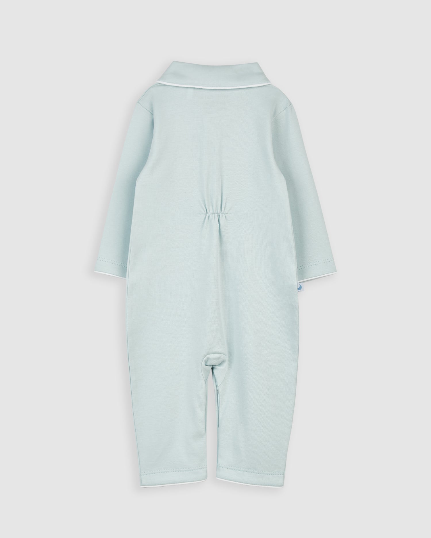 Grenouillère bébé bleue (sans pieds)