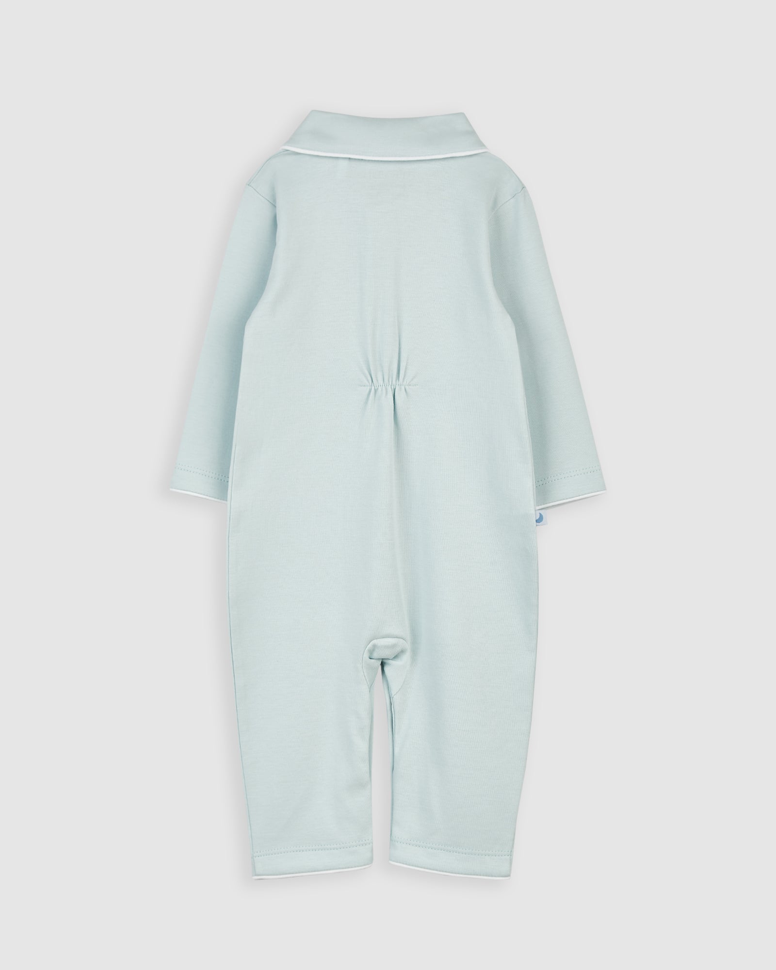 Grenouillère bébé bleue (sans pieds)