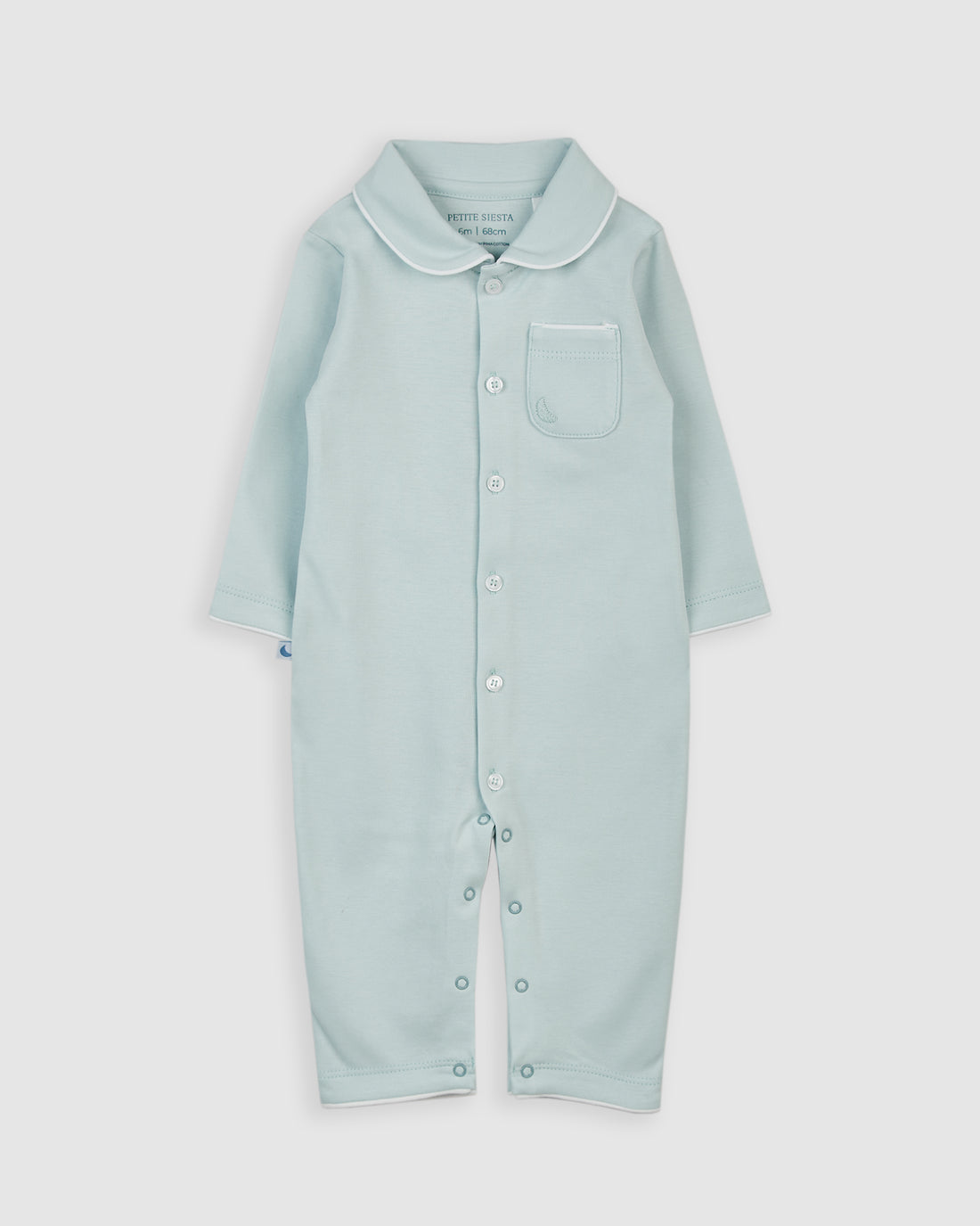Blue Baby Sleepsuit (without feet)