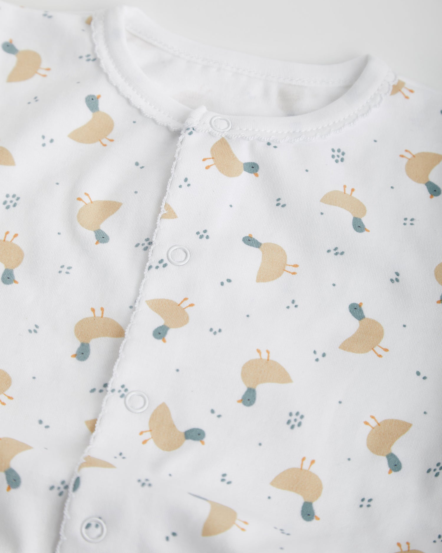 Pijama Bebé Patos Corto