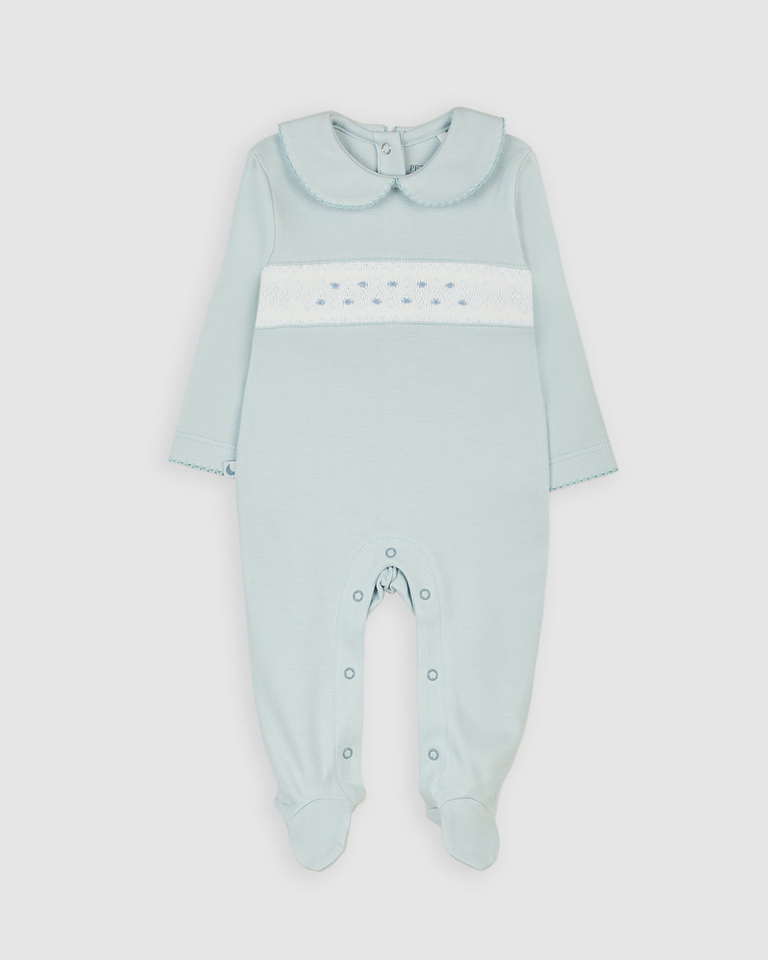 Pijama Bebé Smock Azul