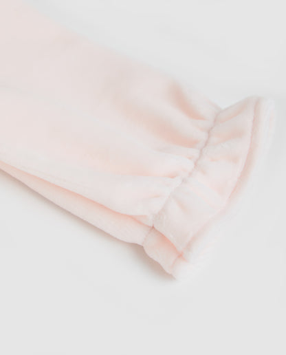 Pijama Bebé Velour Rosa