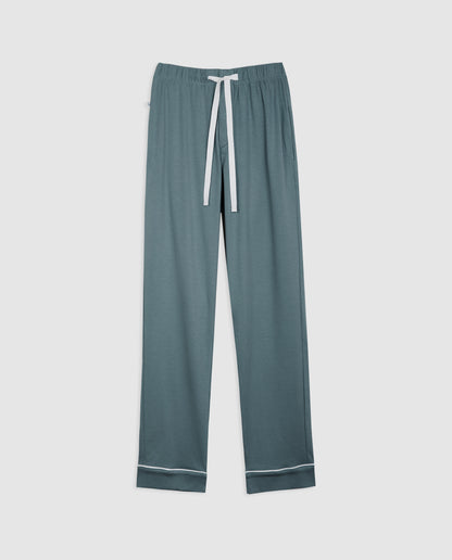 Pyjama chemise bleu foncé pour homme