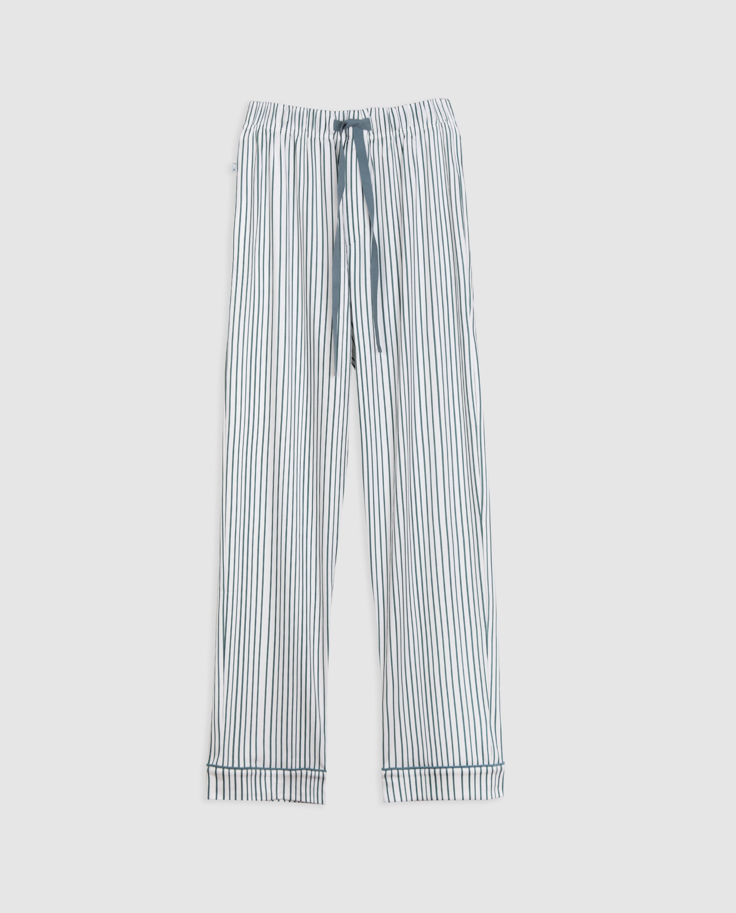 Pyjama chemise à rayures bleu foncé pour homme