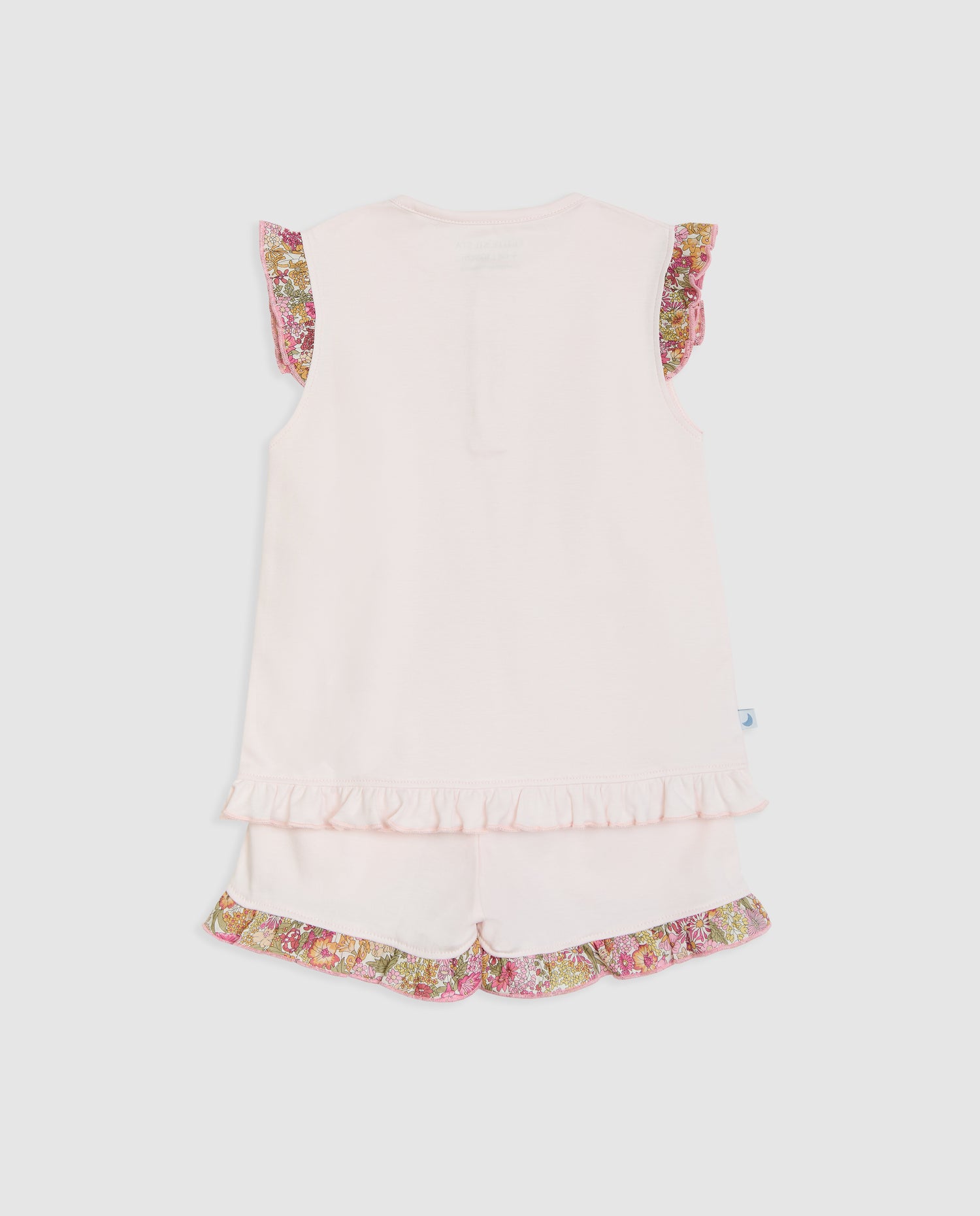Pyjama court à volants Liberty Annie pour fille