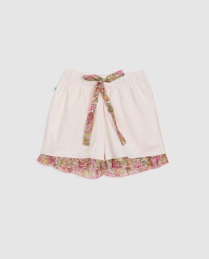 Pyjama court à volants Liberty Annie pour fille