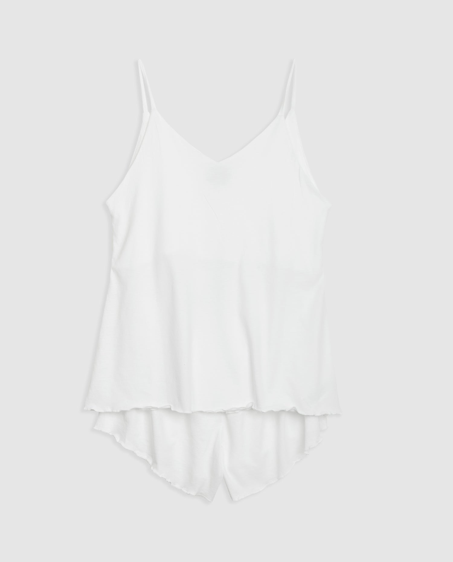Pijama Mujer Tirantes Blanco Corto
