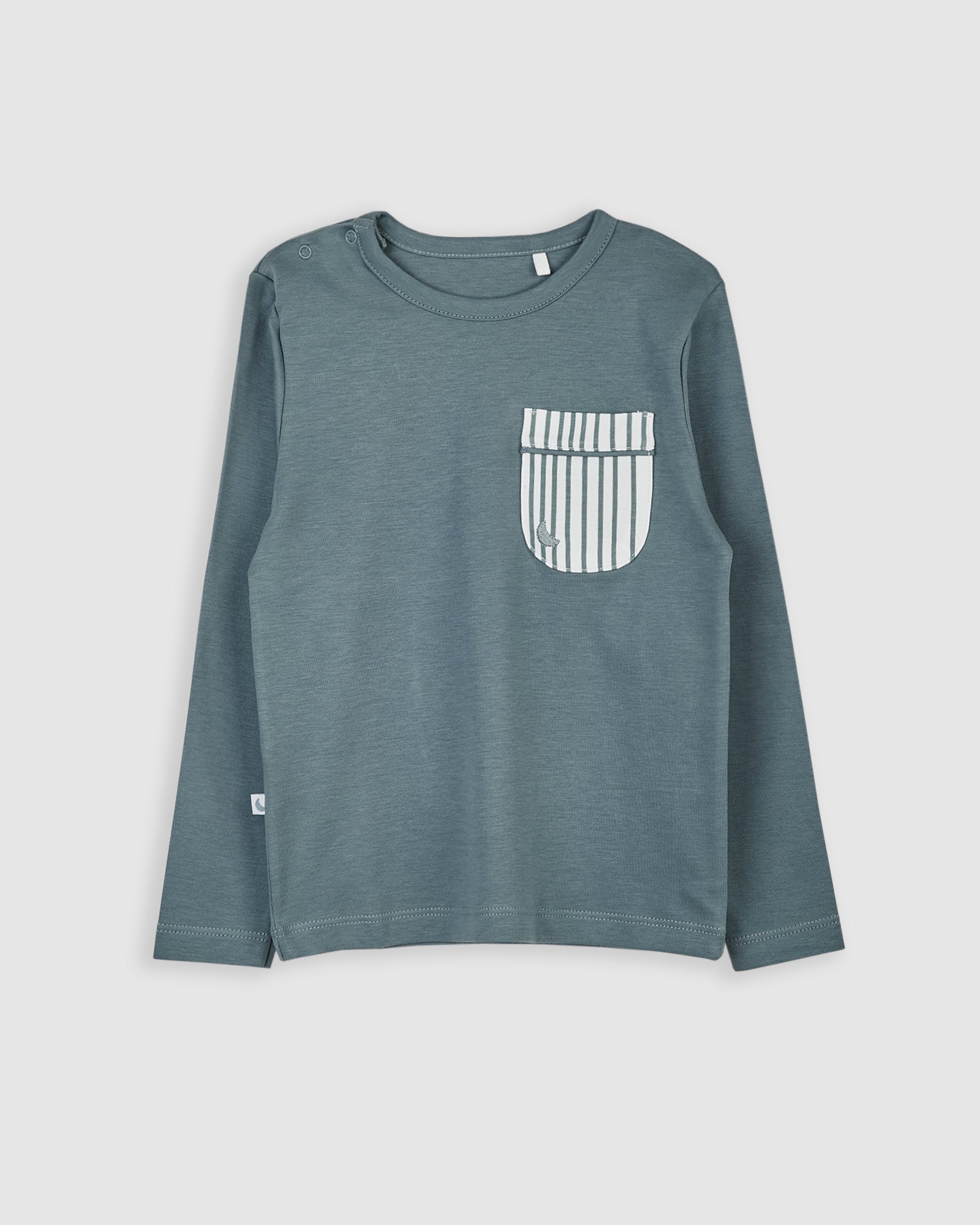 Pyjama rayé bleu foncé pour enfant