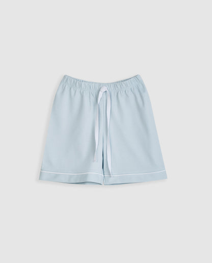 Kids Blue Short Shirt Pajamas