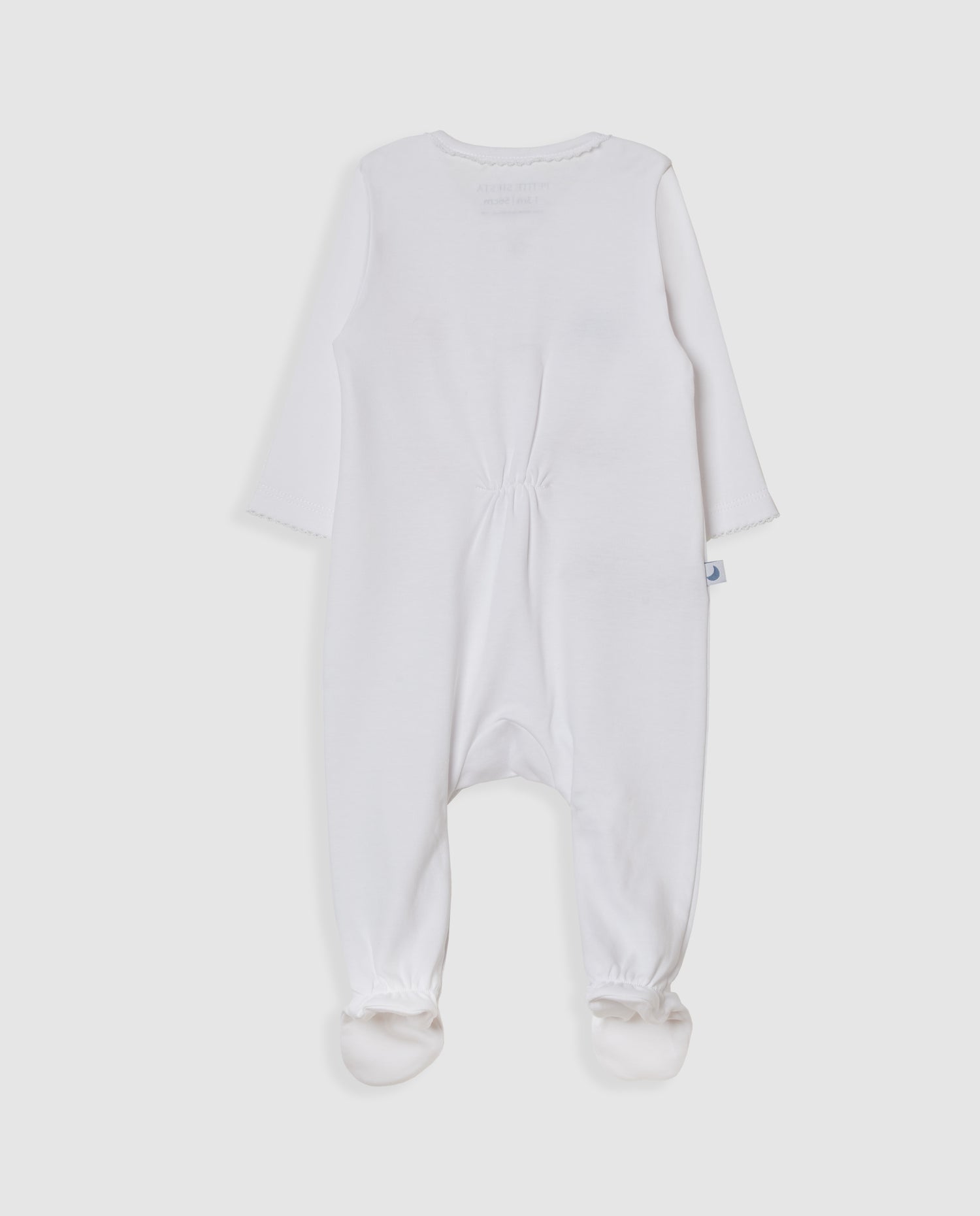 Panneaux de pyjamas blancs pour bébé
