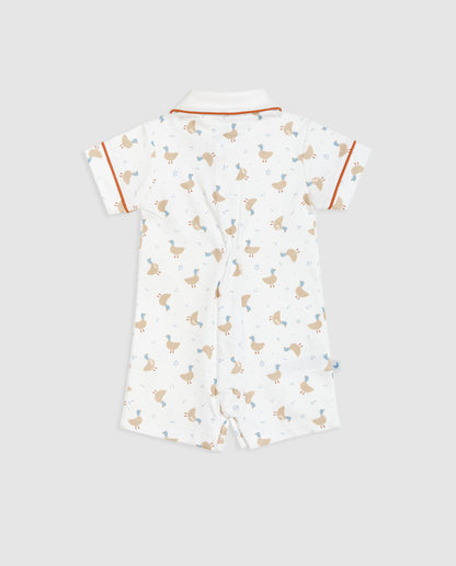 Pyjama bébé chemise canards court