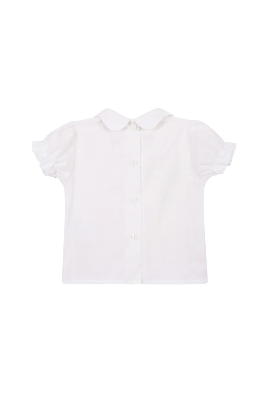 White Baby Blouse with Seams